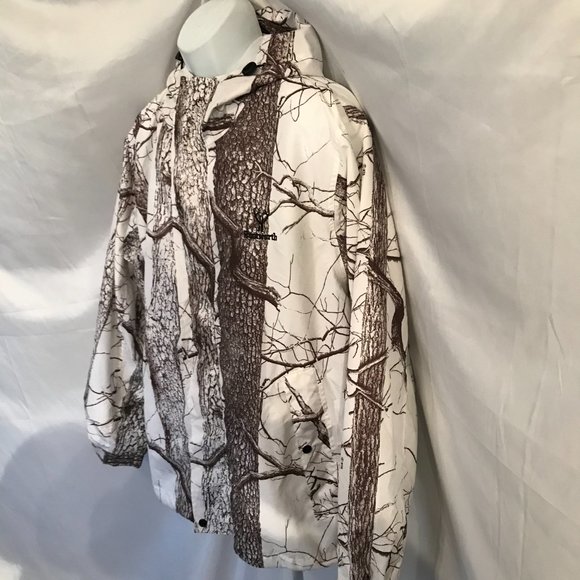 Hunt Worth True White Camo Rare Popular Suit Color Water Proof Jacket & Pants - Picture 4 of 10